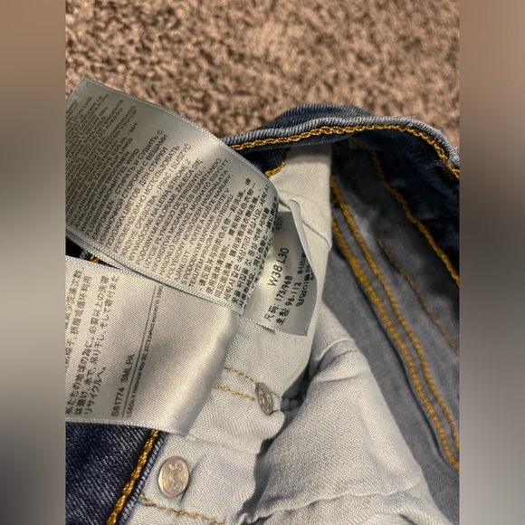 502™ TAPER FIT MEN'S JEANS W38 L30 - Picture 3 of 6
